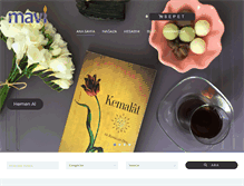 Tablet Screenshot of maviyayincilik.com